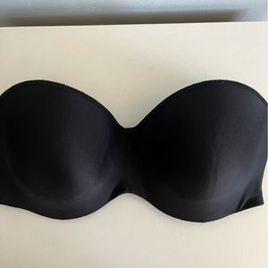 Maidenform Strapless Black Bra 38DD